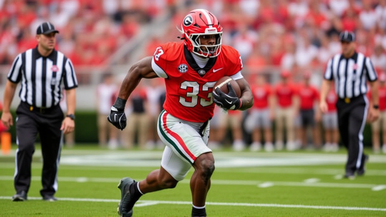 Bo Walker’s 3 TDs Lead No. 4 Georgia to 35-3 Rout of Charlotte on Senior Day